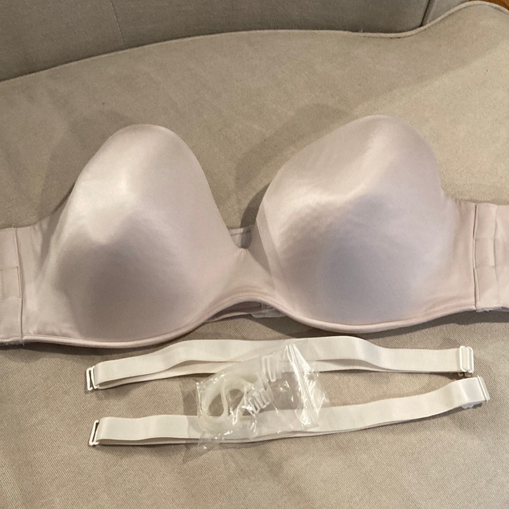 Cacique Strapless Bra - 46C light tan